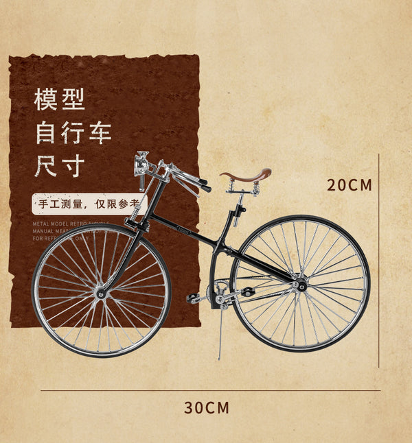 1/6 Scale DIY Antique Bike 1885