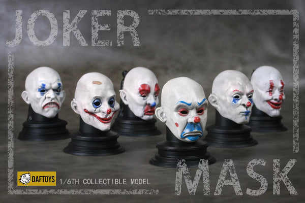 1/6 Scale Joker Masks by DAFTOYS