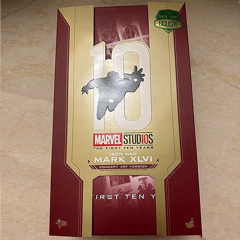 PRE-OWNED Hot Toys Marvel Studios: The First Ten Years – Iron Man Mark XLVI (Concept Art) MMS489D25