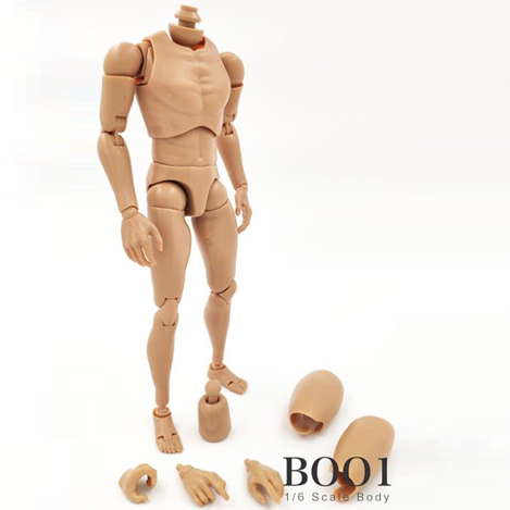 ZY Toys 1/6 New Design Wide-shouldered Body in Wheat Skin Color [ZY-NB002]